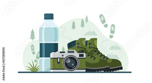 Equipped And Ready: Outdoor Adventure Essentials, Perfect For Exploration And Discovery