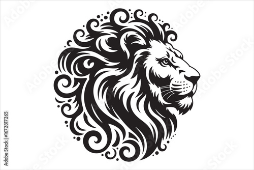 Wallpaper Mural Majestic Lion Silhouette Bundle – SVG, PNG, Vector Files Torontodigital.ca