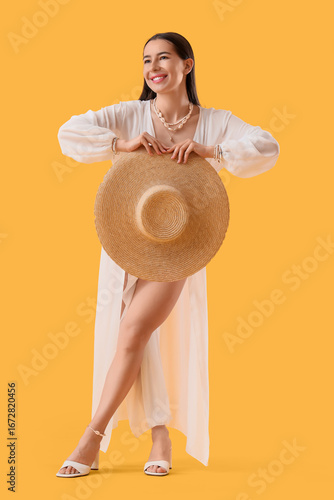 Stylish young woman with su...