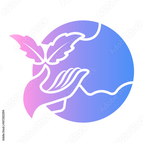non governmental Gradient icon