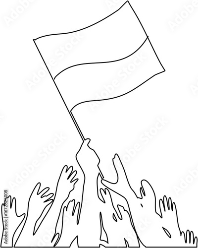 Youth Pledge Day Indonesia Celebration with Patriotic Spirit and Cultural Unity coloring page