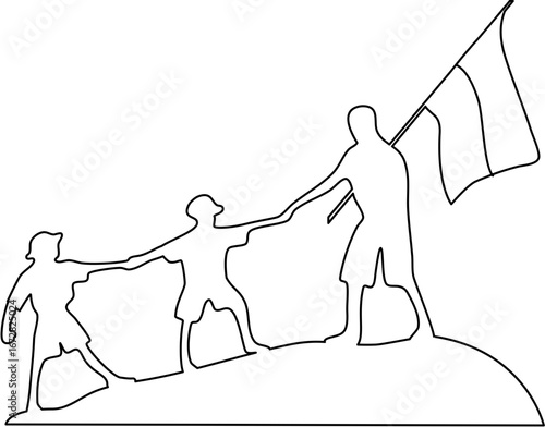 Youth Pledge Day Indonesia Celebration with Patriotic Spirit and Cultural Unity coloring page
