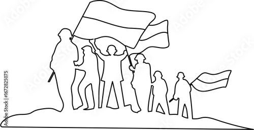 Youth Pledge Day Indonesia Celebration with Patriotic Spirit and Cultural Unity coloring page