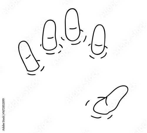 Silhouette of Hand Drowning, Fingers Reaching Out for Help – Symbol of Depression, Anxiety, Emotional Burnout, Helplessness, Cry for Support