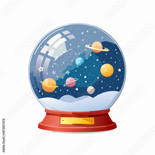 宇宙のスノードーム