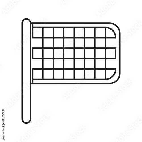 Volleyball Net Outline