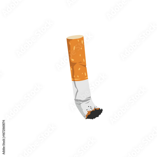 cigarette in ashtray