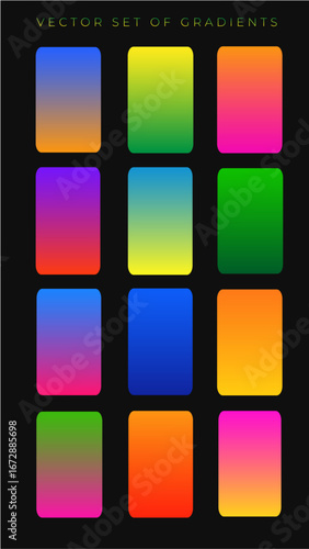 vector set of gradient