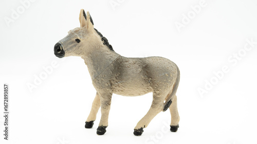 Fototapeta Naklejka Na Ścianę i Meble -  jungle animals toy isolated on white background