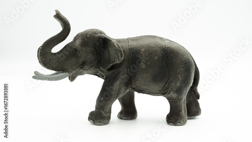 jungle animals toy isolated on white background