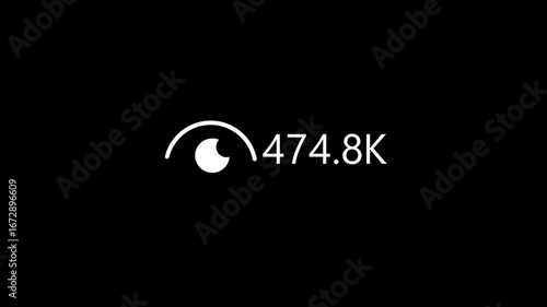 Social Proof Boost - Animated Views Growth Loop social media views count reel