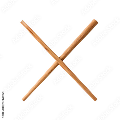 chopsticks on a white background