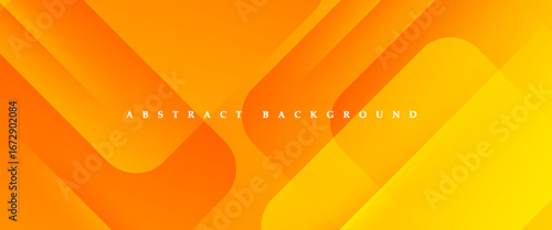Abstract orange and yellow geometric background. Dynamic shapes composition. Cool background design for posters, banner, web, bussines.