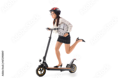 Young Asian businesswoman w...