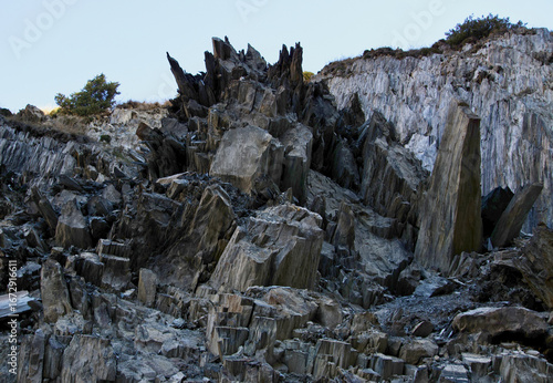 rock formation in the mountains