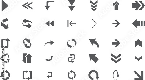 set of arrow icons