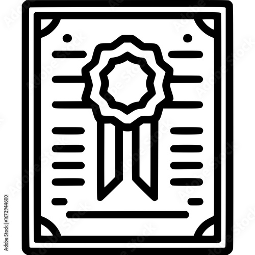 Zertifikats- und Diplom-Symbolset - 9