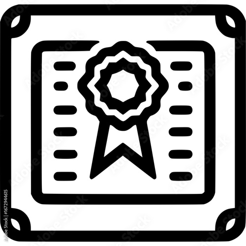 Zertifikats- und Diplom-Symbolset - 8