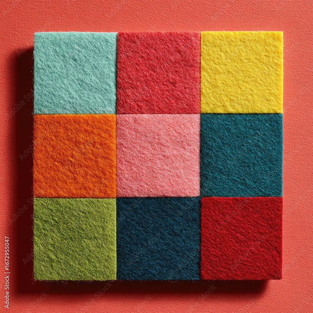 Fototapeta premium Colorful Square Texture