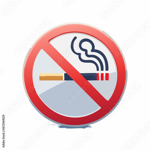 no smoking sign here