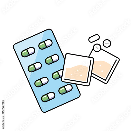 お薬のベクターイラスト