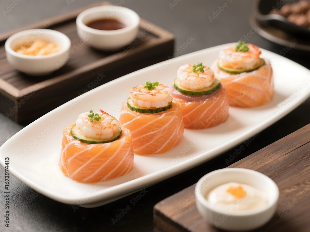 A Gourmet Delight Seafood Symphony Wrapped in Salmon A Gourmet Delight Seafood Symphony Wrapped in Salmon