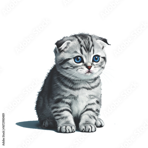 A lovely design that captures the innocence of a cat, symbolizing comfort, peace, and adorable companionship.