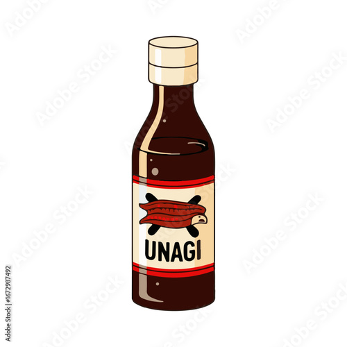 unagi sauce vector illustration design