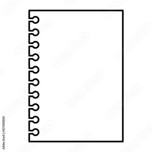 シンプルなメモ用紙のイラスト