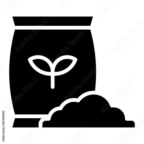 Fertilizer Glyph Icon