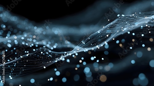 Abstract data wave network