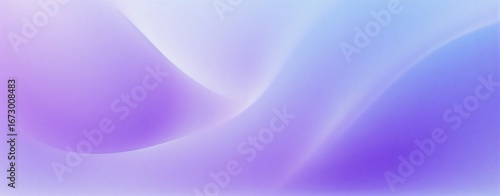 Abstract Gradient Waves in Purple and Blue Tones