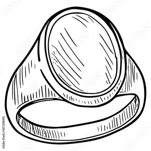 Oval Signet Ring
