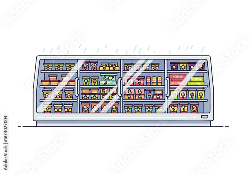 Suitable for marketing materials, websites, or blog posts related to groceries, supermarkets, food storage, and healthy eating options.