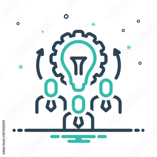 Mix icon for management solutions
