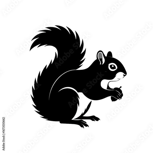 A lovable squirrel artwork that reflects playfulness and warmth, bringing joy with its lively character.