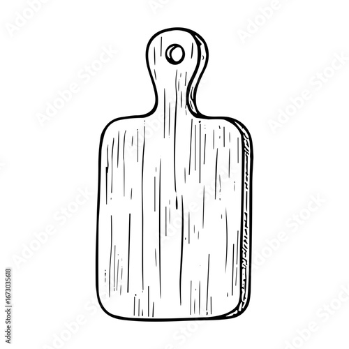 Slim Paddle Cutting Board