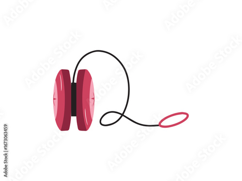 Yo Yo Children Sport Toy Illustration

