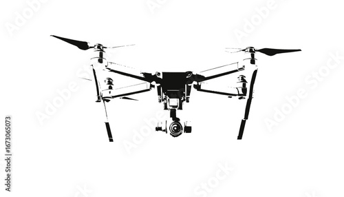 Dynamic drone ready for aerial photography and videography, capturing stunning views for professional content creation and commercial projects with advanced technology