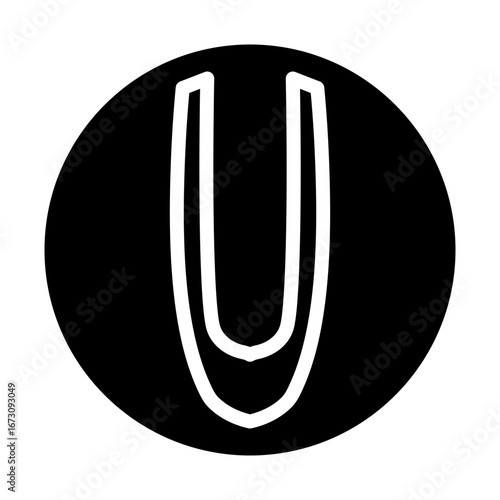 Sugar Tongs Vector Glyph Icon Design