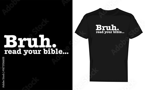Funny Dog Meme with Christian Theme Read Your Bible Illustration