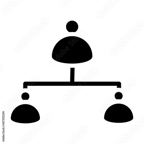 Family Tree Vector Glyph Icon Design