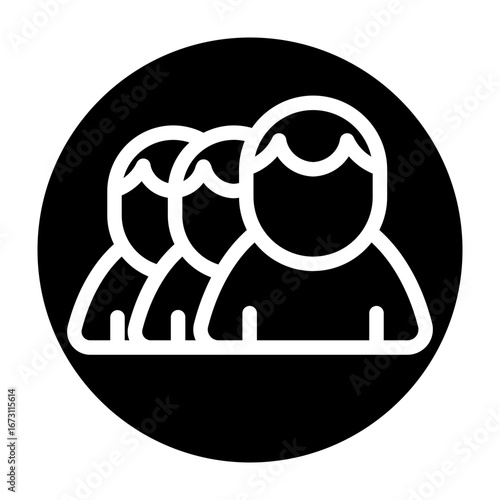 Vaccine Queue Vector Glyph Icon Design