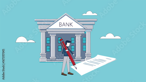 loan agreement, proof of debt payment obligations, legal money credit or borrowing document with signature, businessman signing signature on obligation banking document to make agreement
