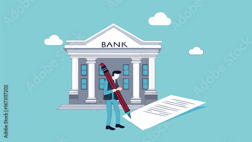 loan agreement, proof of debt payment obligations, legal money credit or borrowing document with signature, businessman signing signature on obligation banking document to make agreement
