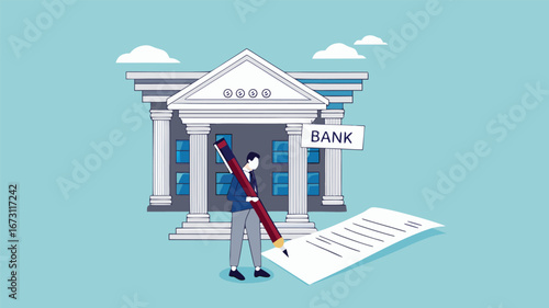 loan agreement, proof of debt payment obligations, legal money credit or borrowing document with signature, businessman signing signature on obligation banking document to make agreement
