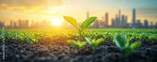 Green industry concept for eco-friendly, sustainable energy practices. Featuring green factory industries focused on low carbon footprints and protecting the environment through, Generative AI