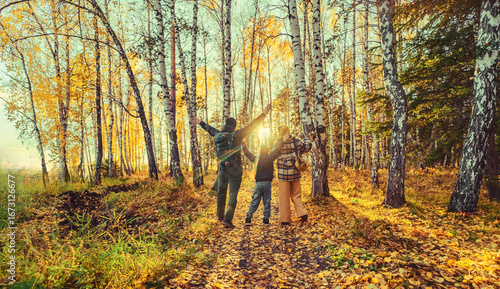 Quadro em tela Day hiking is a great way to get outdoors and get a little exercise in