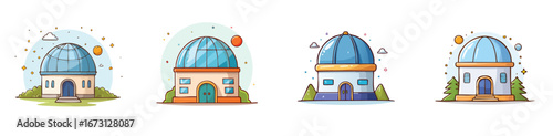 observatory vector pack in contemporary style with balanced composition.