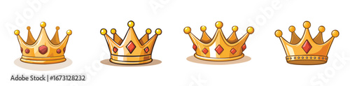 crown vector pack in contemporary style with balanced composition.